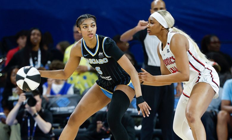 Angel Reese swipes WNBA rookie during game