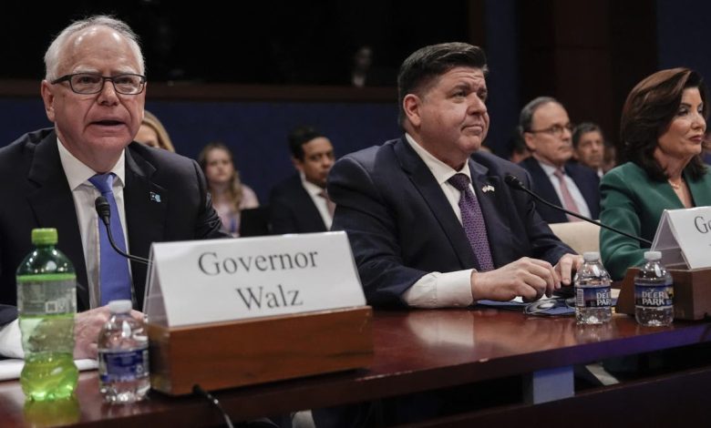 Gov Tim Walz at House Oversight hearing