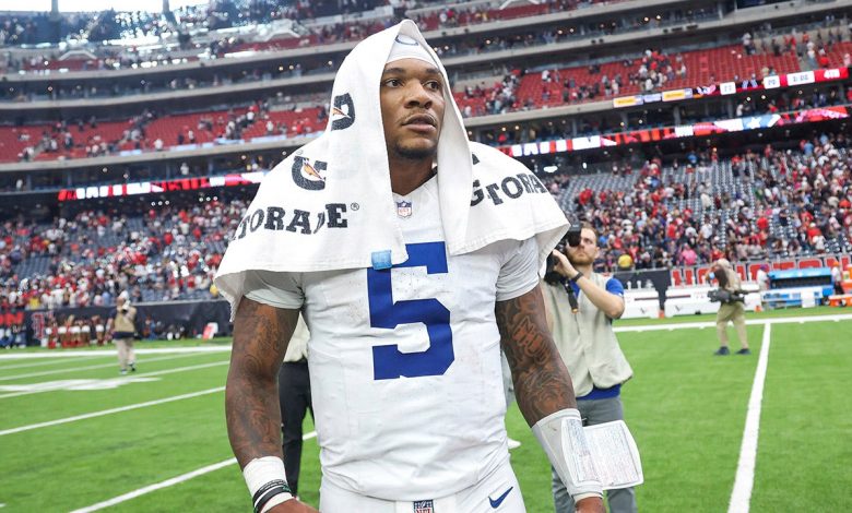 Colts' Anthony Richardson sidelined with shoulder injury ahead of QB battle