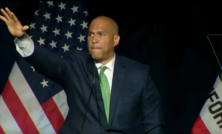 Cory Booker wave