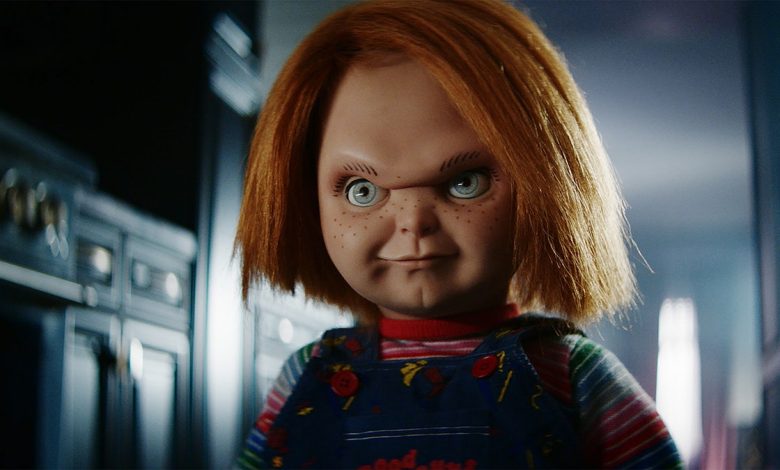 Chucky looking angry