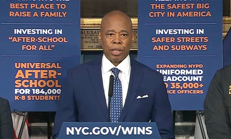 eric adams media briefing