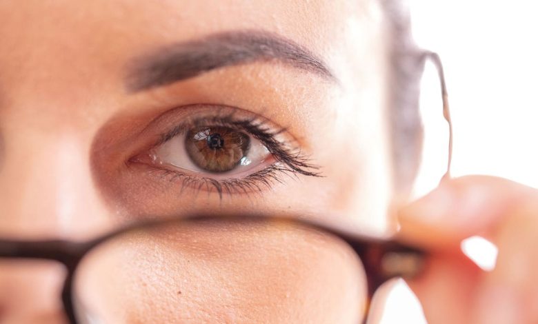 Eye health close-up