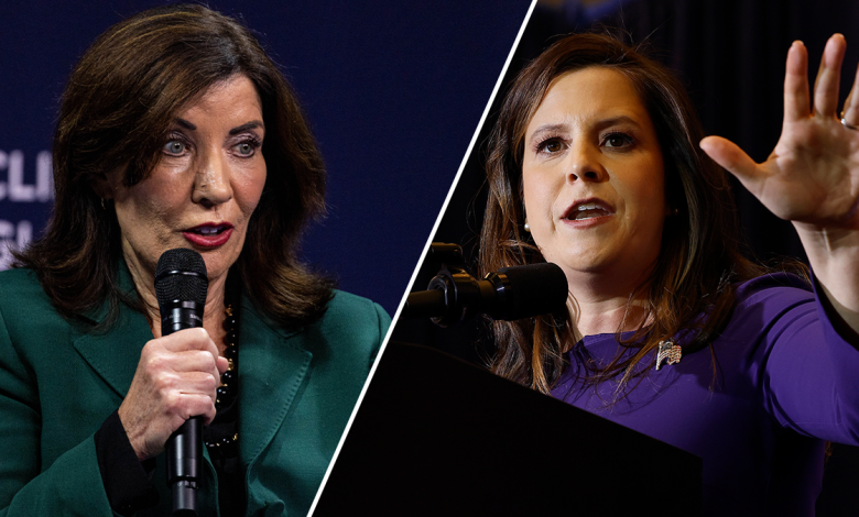 New York Governor Kathy Hochul and Rep. Elise Stefanik