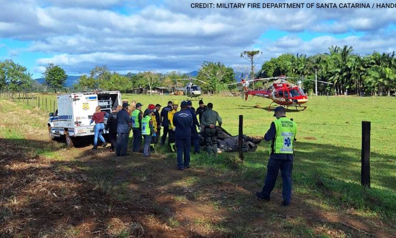 Hot-air balloon crash in Brazil kills at least 8 after fire breaks out mid-flight