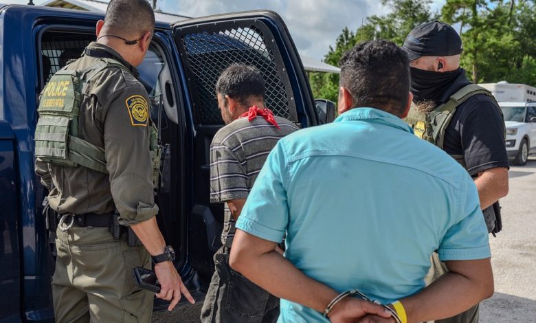 illegal migrants arrested by ICE