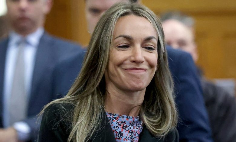 Karen Read inside the courtroom during her trial.