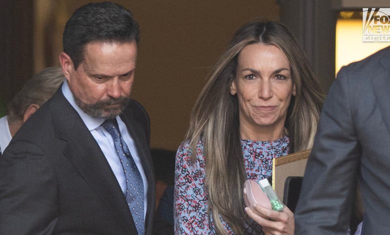 Karen Read exits court.