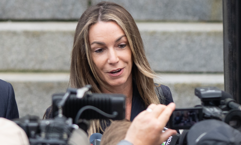 karen read outside court