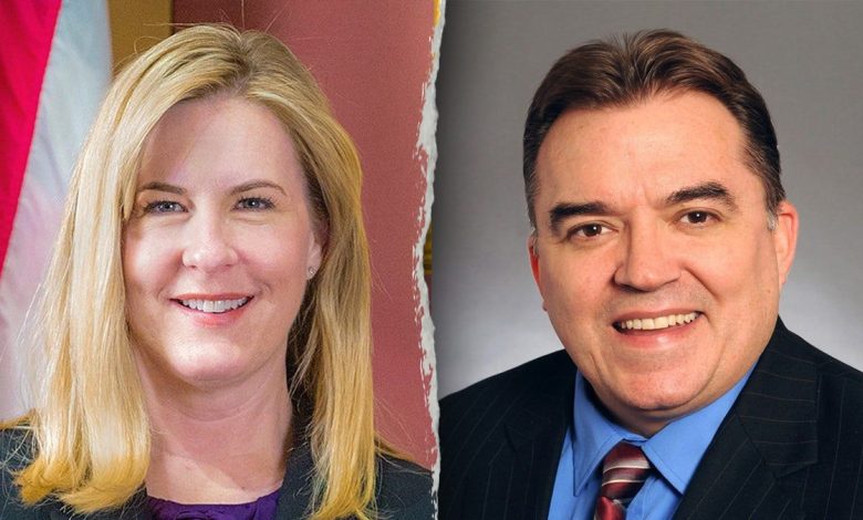 Emerita Melissa Hoffman and Sen. John Hoffman