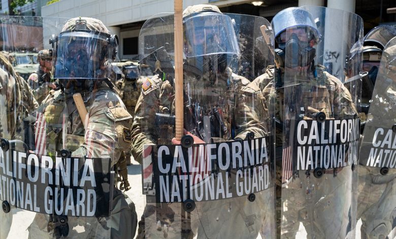 Rioters cause havoc in Los Angeles as they rail against the US Government