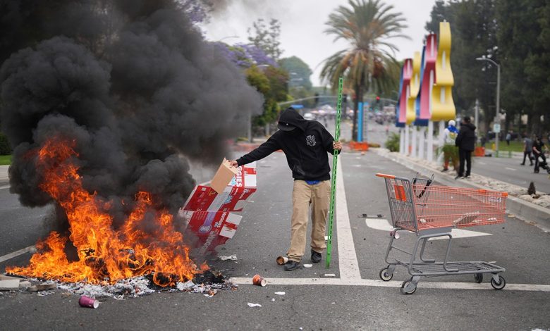 Anti-ICE protests in Los Angeles