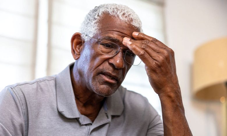 Man headache