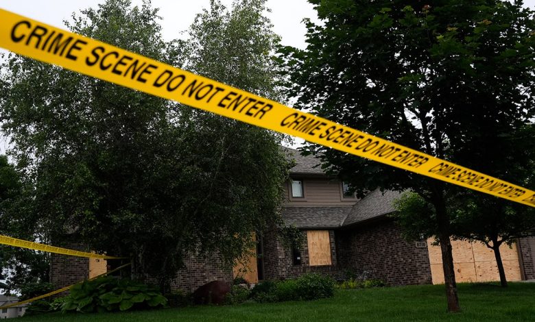 Exterior of home of Minnesota state Rep. Melissa Hortman