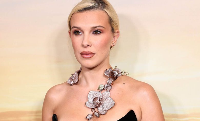 Millie Bobby Brown shows off toned and tanned physique in string bikini