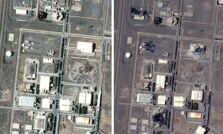 New satellite images reveal US military damage to Iran's nuclear facilities