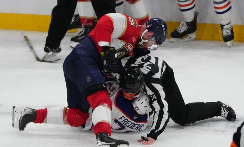 Florida Panthers win 6-1 as major brawl erupts in Stanley Cup Final Game 3