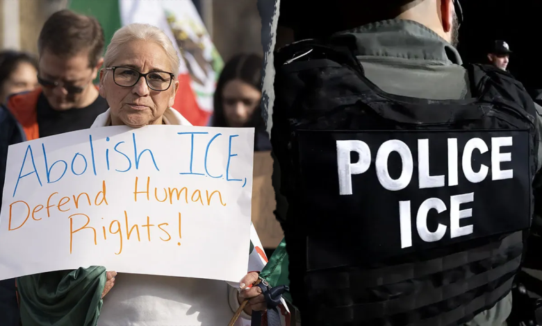 Following a workplace ICE raid that resulted in about 70 illegal aliens being arrested at a meatpacking plant in Omaha, several protesters threw rocks and jumped on federal vehicles carrying out the operation.