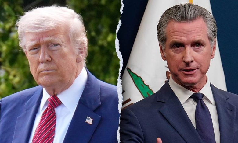 Donald Trump and Gavin Newsom