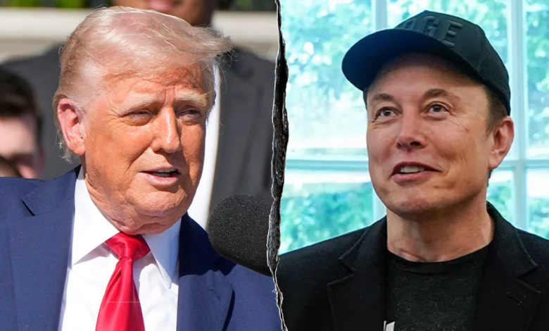 Split of Trump and Musk
