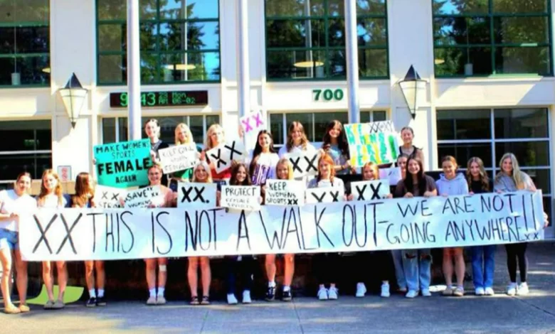 Transgender athlete Veronica Garcia's state title win sparks school protest