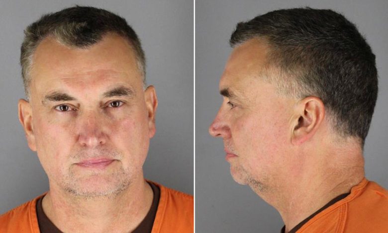 Split image of Vance Boelter mugshot