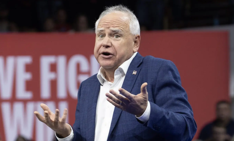 gov tim walz confused shrug