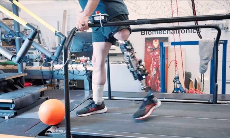 Bionic knee helps amputees walk naturally again