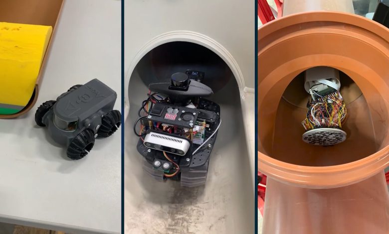 Mini robots detect and fix water pipe leaks without digging