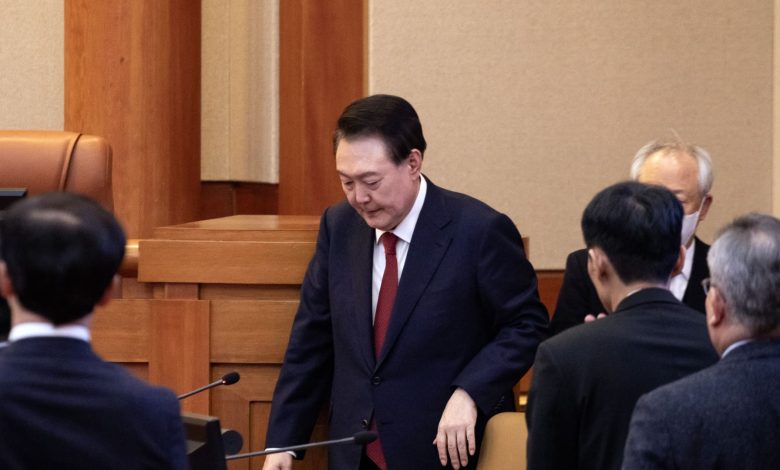 South Korea prosecutors file request to detain ex-president Yoon