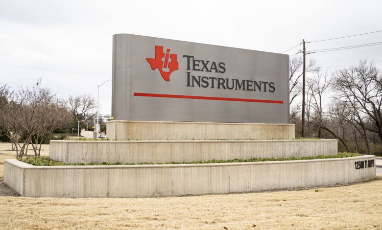 Texas Instruments stock falls 12% as CEO warns of tariff concerns