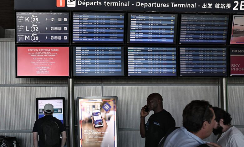 French air traffic controllers strike disrupts summer season travel