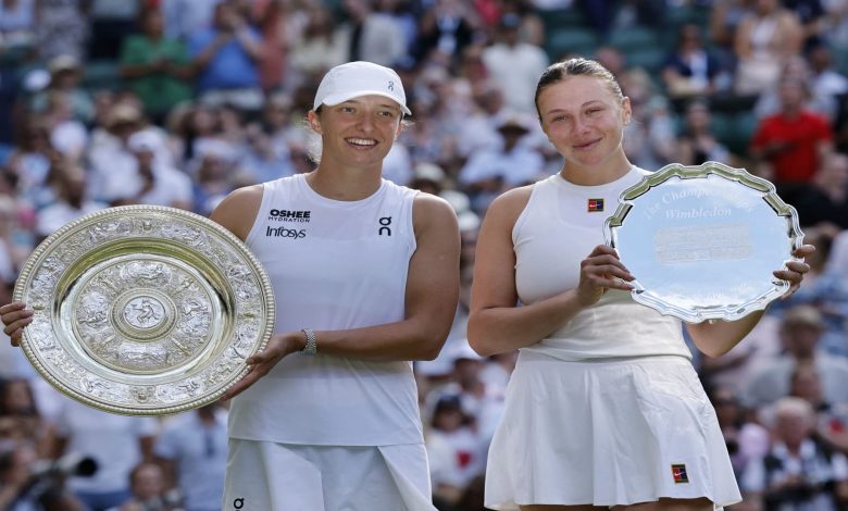Iga Swiatek Amanda Anisimova Wimbledon 2025