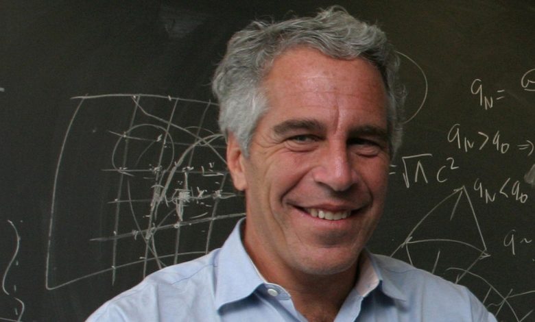 A close-up of Jeffrey Epstein