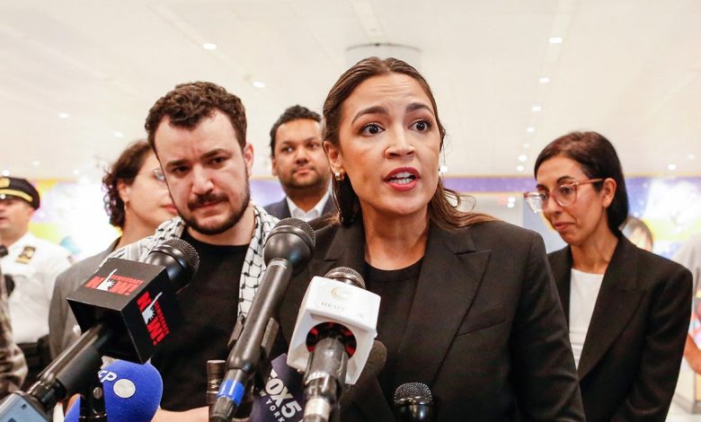 Alexandria Ocasio-Cortez press conference with Khalil