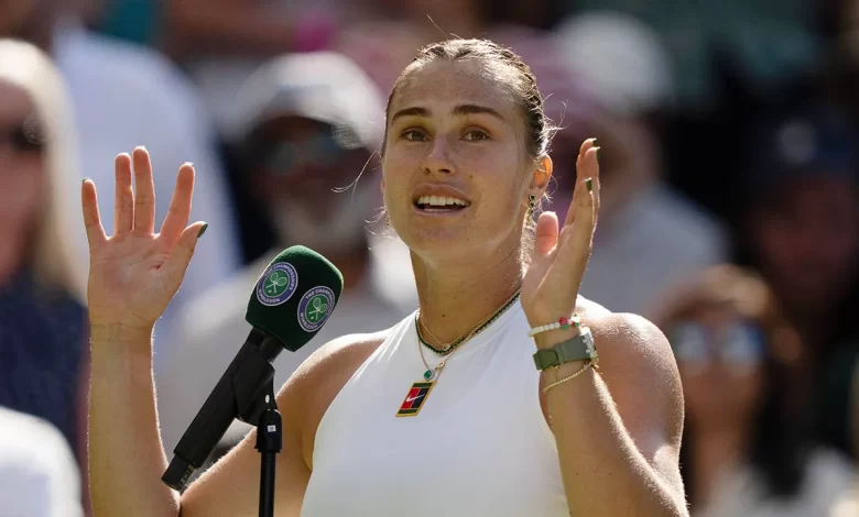 Top-ranked tennis star sets the record straight after Wimbledon quarterfinal