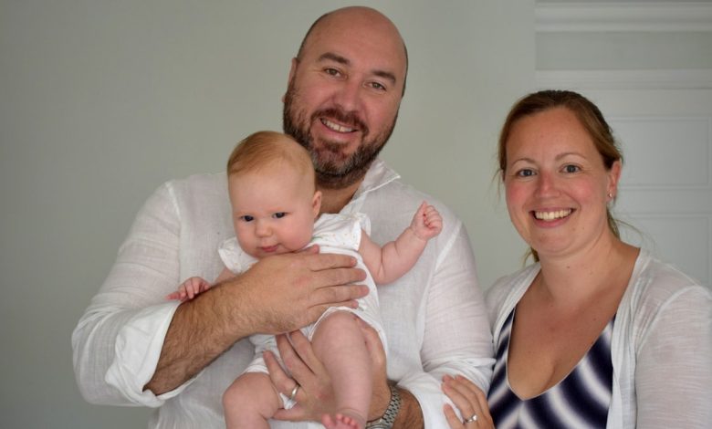 Ben and Emily Trotman smiling