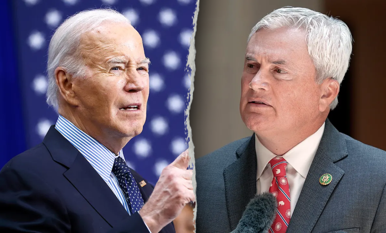 Former President Joe Biden and House Oversight and Government Reform Chair James Comer