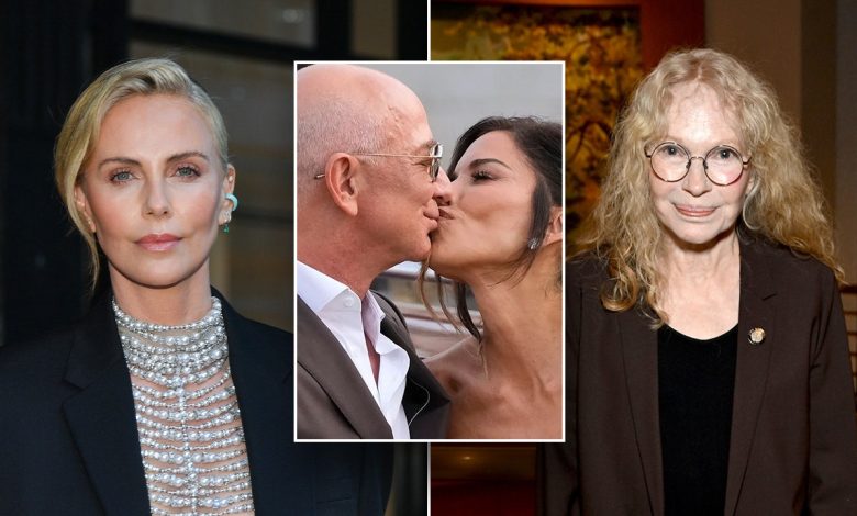 Charlize Theron slams Jeff Bezos wedding while stars praise his ex-wife