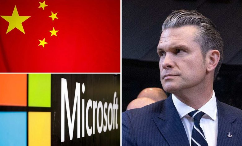 Pete Hegseth responds to concerns about Microsoft's work on DOD systems