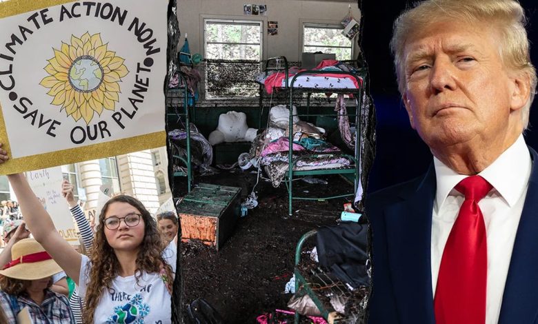 Climate protestor, Camp Mystic, and Donald Trump