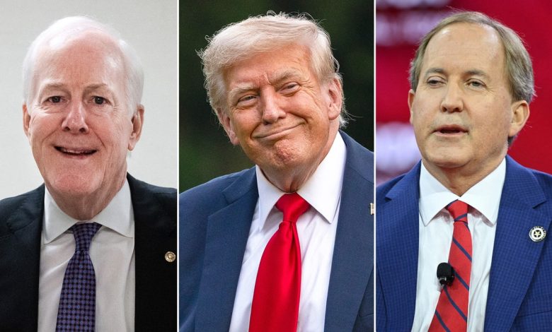 Cornyn; Trump; Paxton