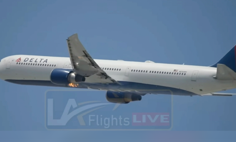 Delta plane fire