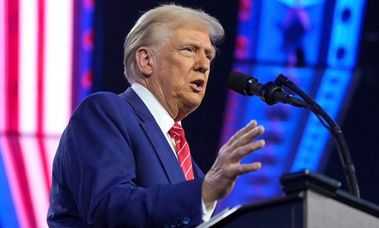 Donald Trump speaks at AmericaFest