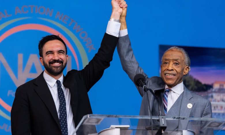 NYC Mayoral Candidate Zohran Mamdani meets Al Sharpton