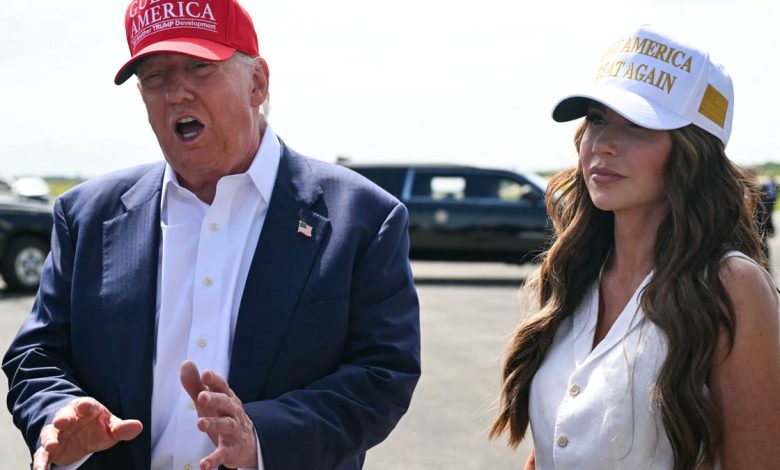 Trump and Noem