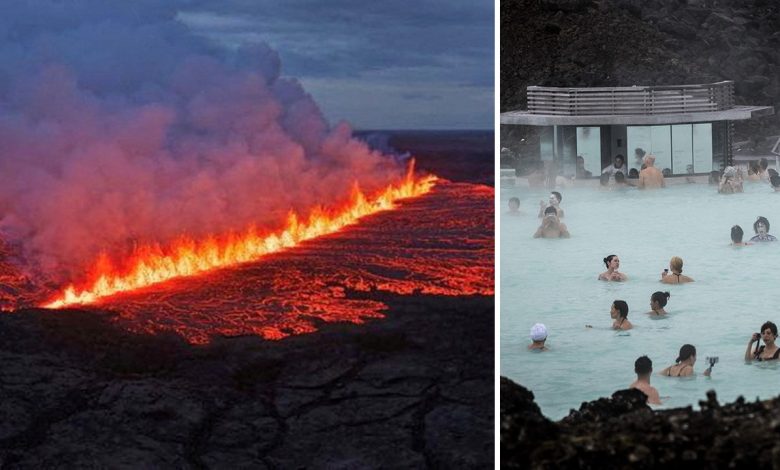 Tourists flee as volcano erupts near Iceland's world-famous Blue Lagoon resort
