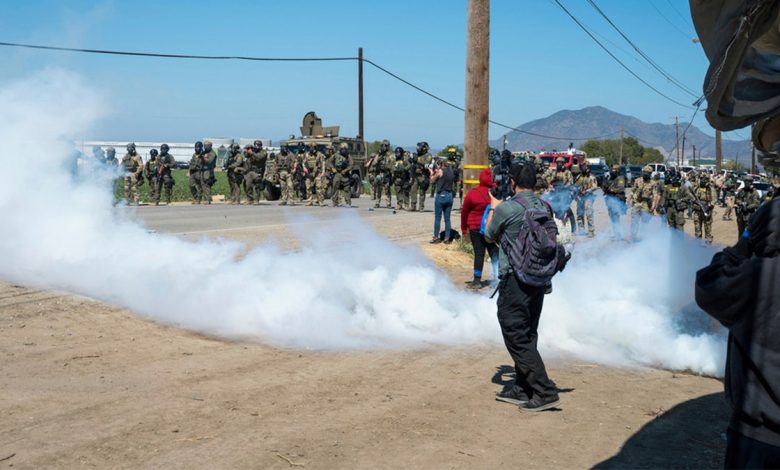 tear deployed during immigration raid at California farm
