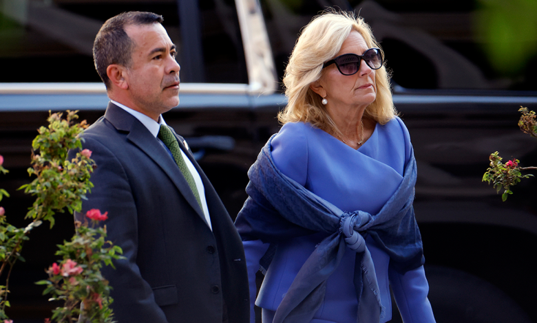 Former first lady Jill Biden and Anthony Bernal