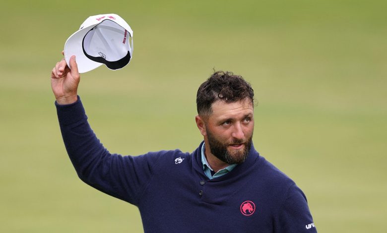 Pro golfer Jon Rahm confronts fan at The Open Championship
